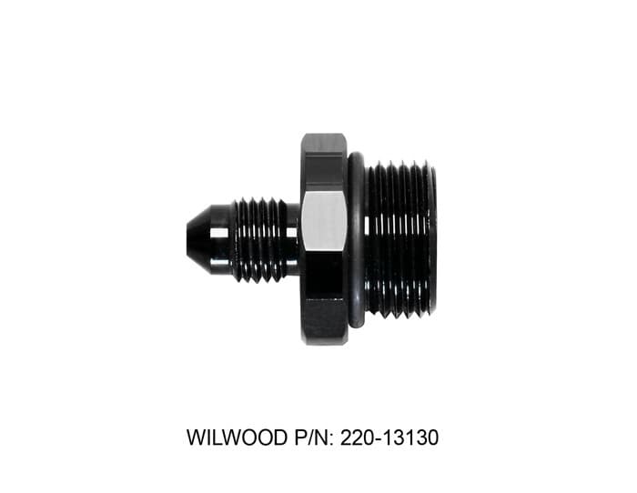 Wilwood Brakes Fitting M/C 11/16-20 -3 AN Compact Remote Resv.