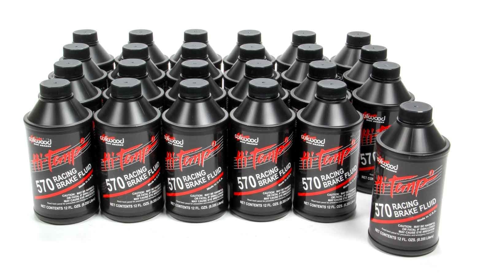 Wilwood Brakes Brake Fluid 570 Temp Case (24) 12oz