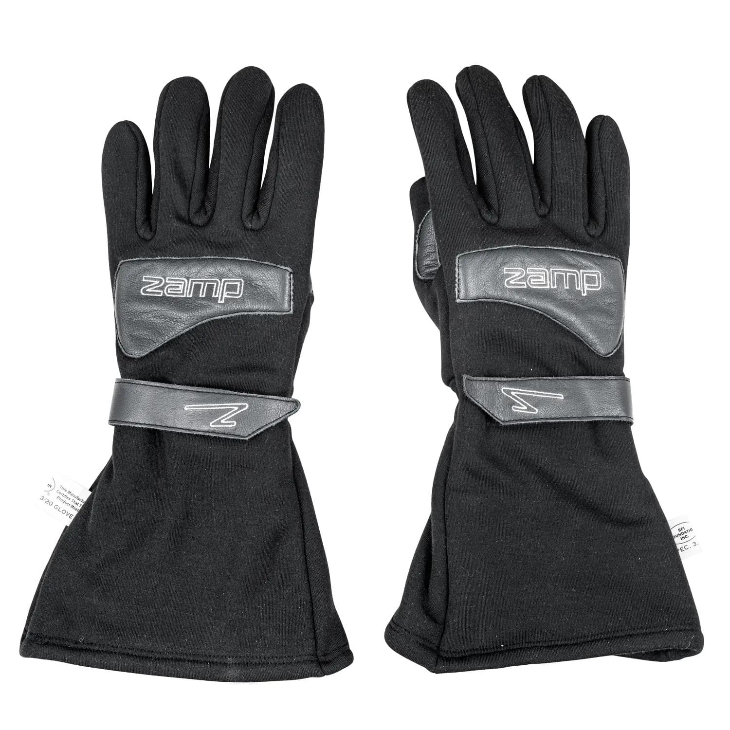 zamp Gloves ZR-Drag Medium Black SFI 3.3/20
