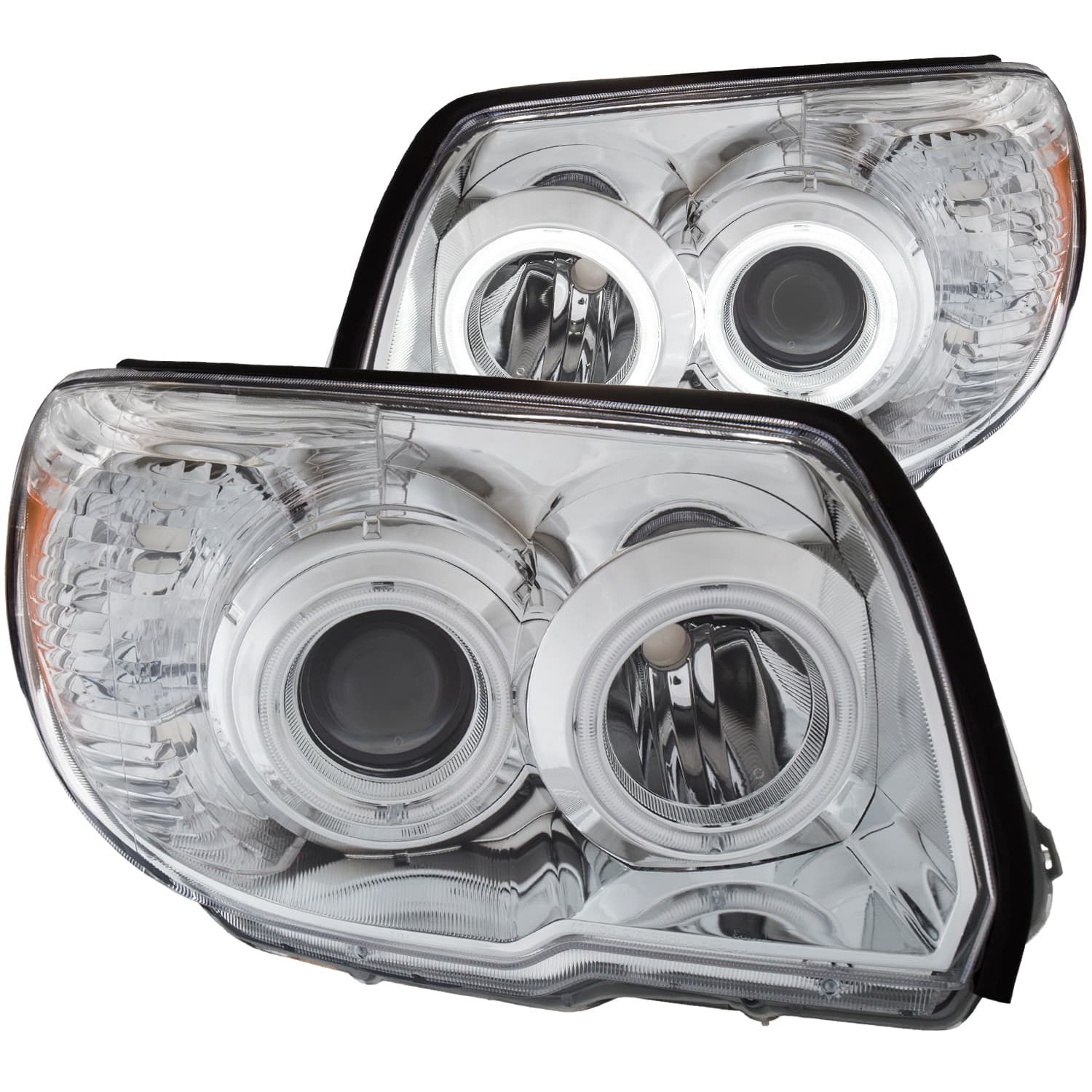 ANZO USA 0609 4RUNNER PROJECTOR HEADLIGHTS W/UBAR CHROME CLEAR DRIVER/PASSENGER