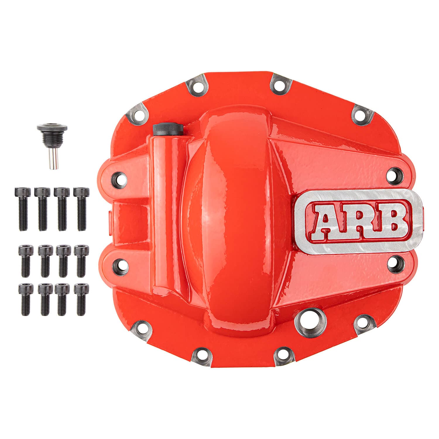 ARB Front Dana 44 M210 Diff Cover - Red - JT/JL