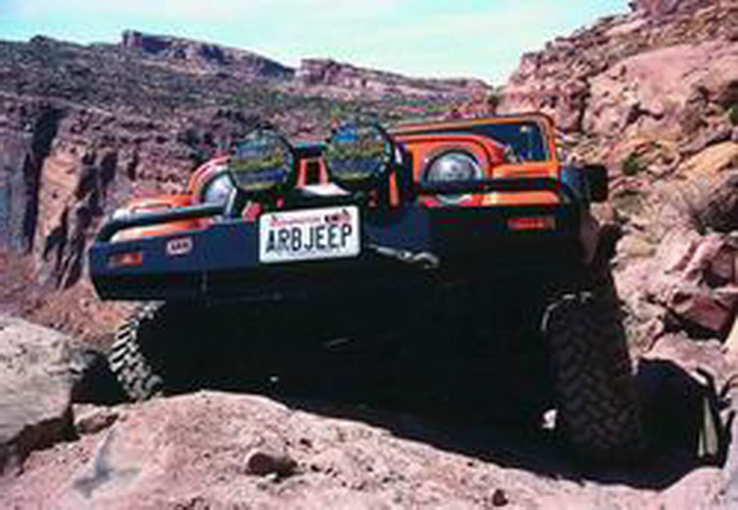 ARB Deluxe Winch Bull Bar Bumper Black - LJ/TJ product image