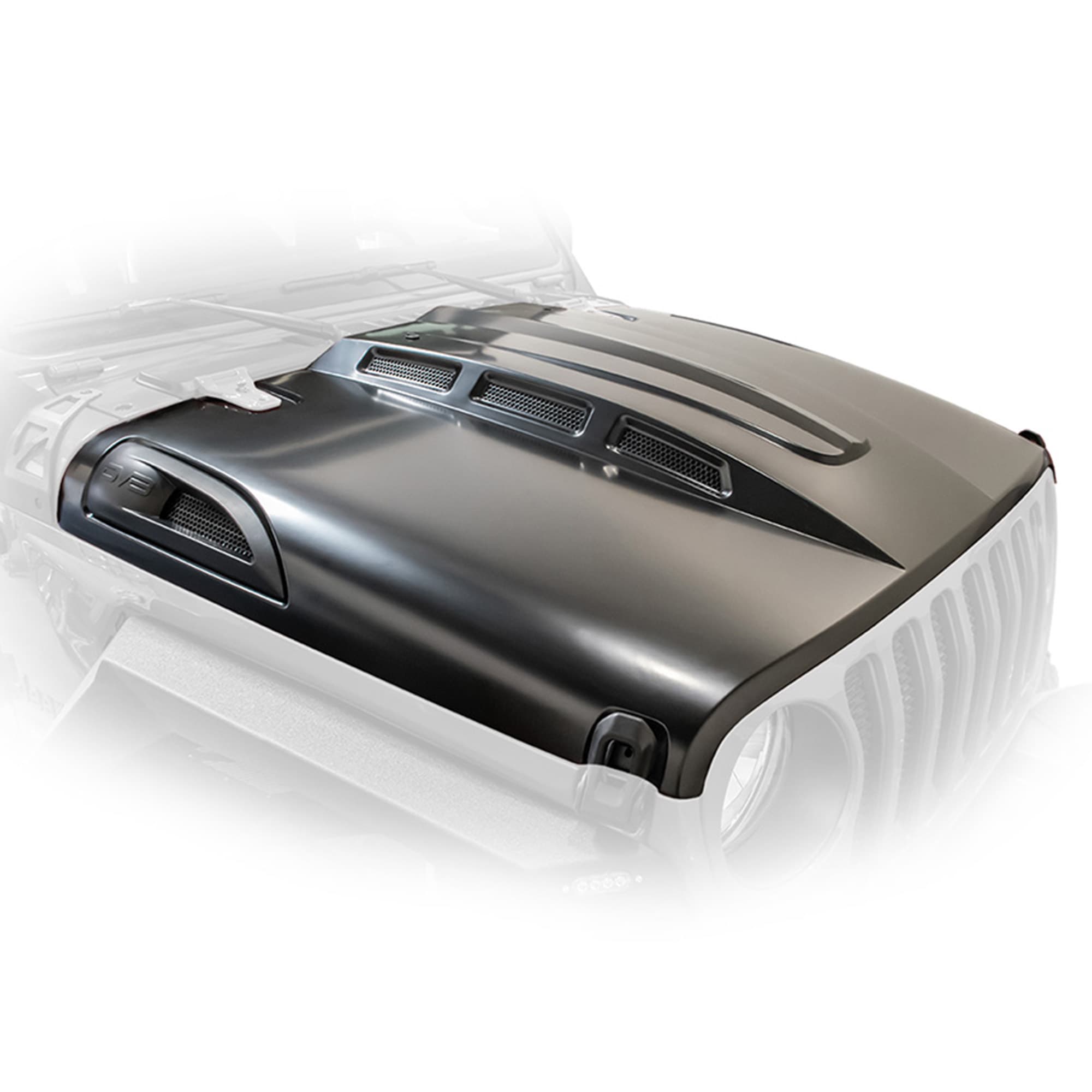 DV8 Offroad 18C JEEP WRANGLER/GLADIATOR JL/JT HEAT DISPERSION HOOD (DOES NOT FIT MOJAVE OR 392 MODELS)