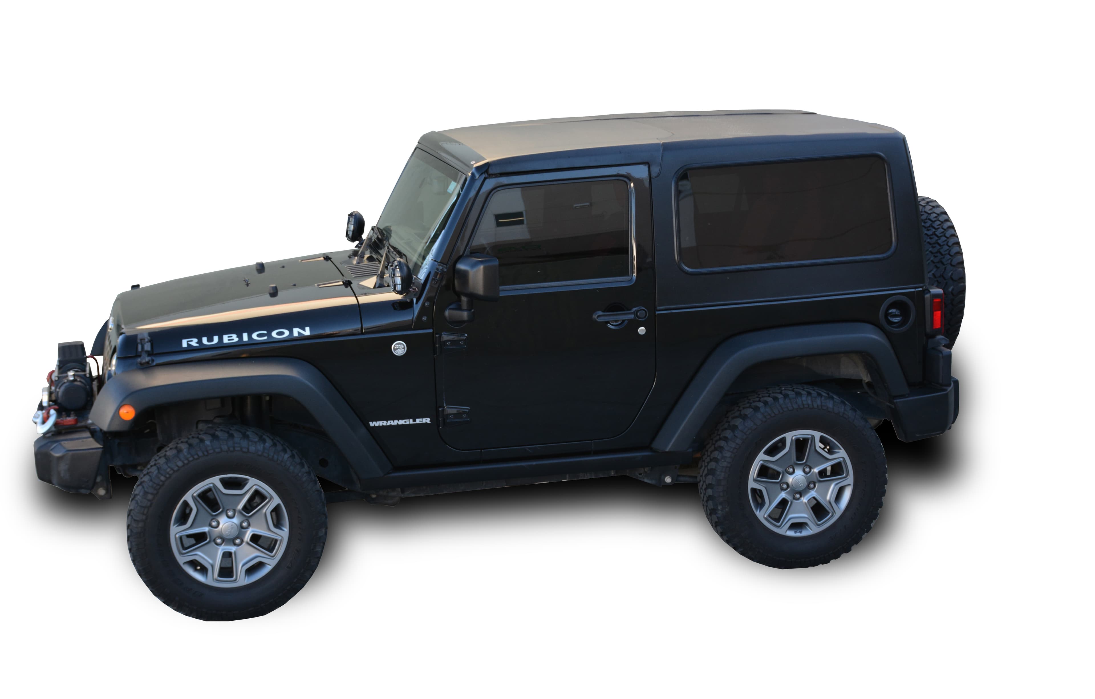 DV8 Offroad 0718 JEEP WRANGLER JK 2DR 2PC HARD TOP (SQUARE BACK)(FACTORY STYLE)(NO DEFORST NO WIPER)