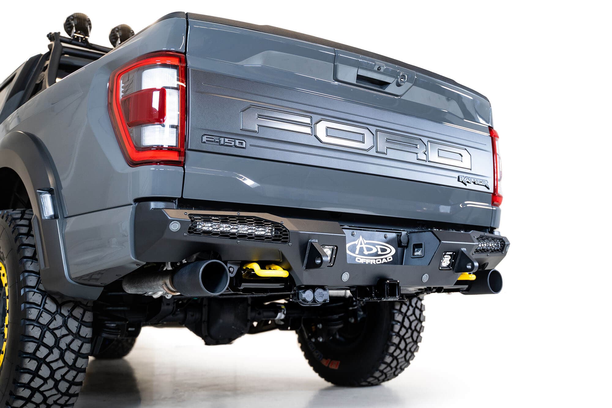 21C FORD RAPTOR HONEYBADGER REAR BUMPER HAMMER BLACK POWDERCOAT FINSH
