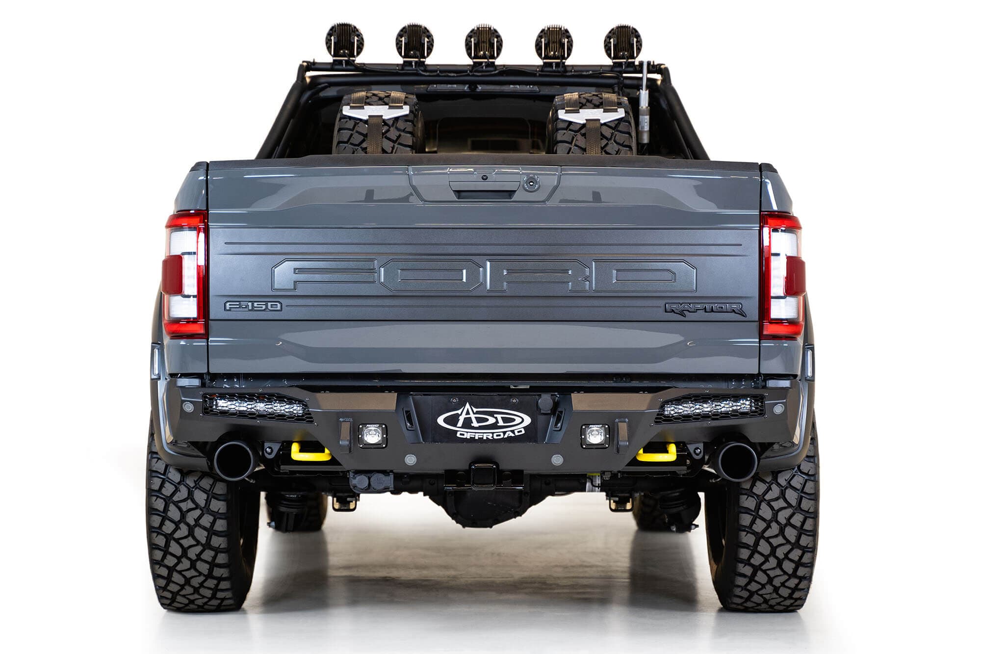 21C FORD RAPTOR HONEYBADGER REAR BUMPER HAMMER BLACK POWDERCOAT FINSH product image