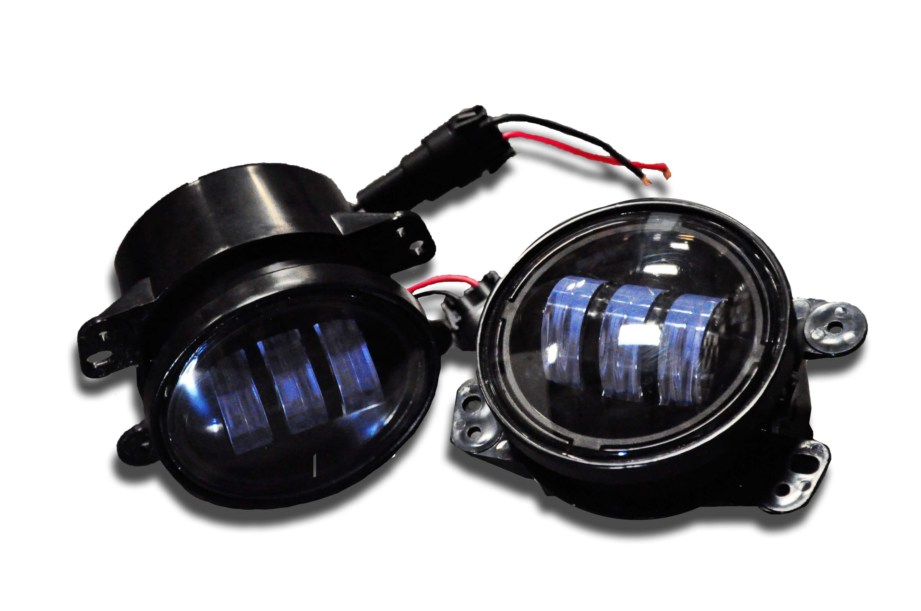 DV8 Offroad JEEP JK 4 INCH LED 30W REPLACEMENT FOG LIGHTS 0718 WRANGLER JK