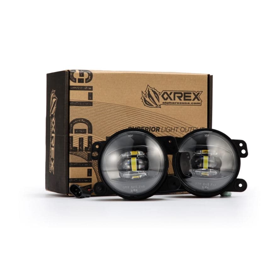 AlphaRex Universal Chrysler/Dodge/Hummer/Jeep DoubleTap Dual Color LED Projector Fog Lights