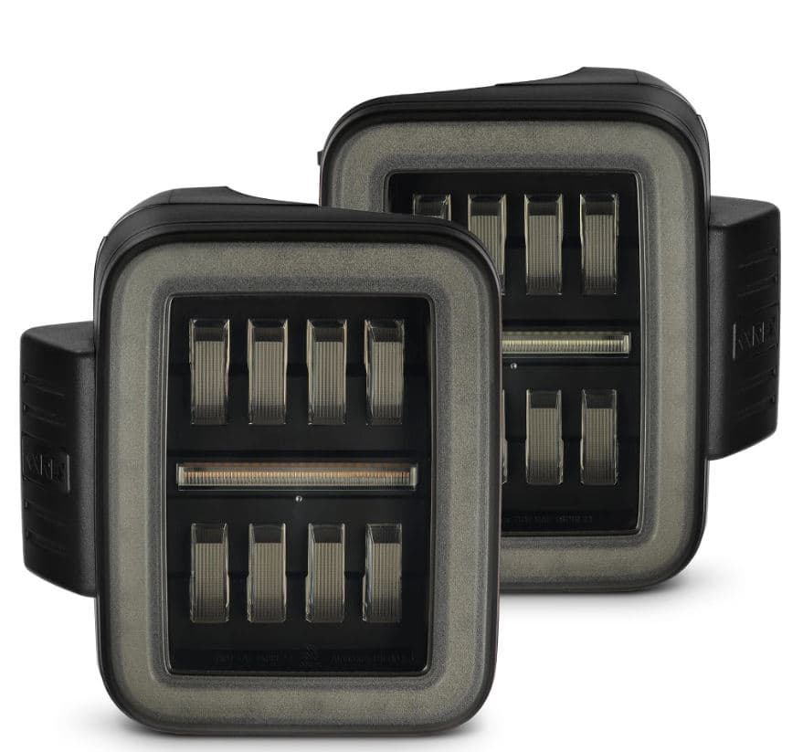 19C GLADIATOR JT NOVA PRISMATIC LED TAIL LIGHTS ALPHABLACK