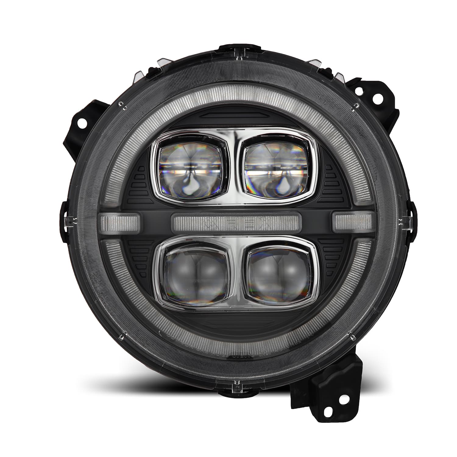 1824 WRANGLER JL/GLADIATOR JT NOVA LED PROJ HDLGHTS BLACK PAIR