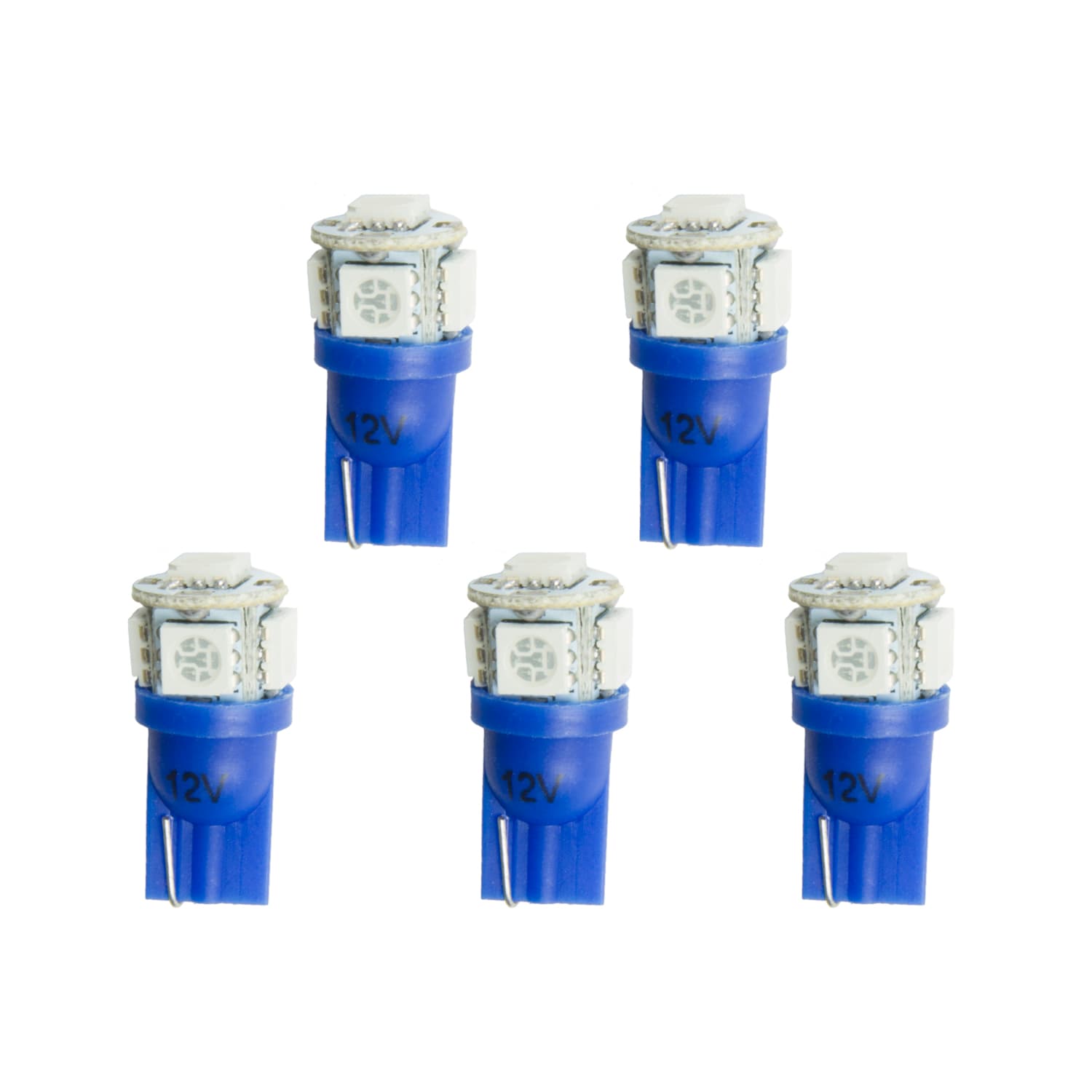 AutoMeter 3286-K LED BULB, REPLACEMENT, T3 WEDGE, BLUE, 5 PACK product image
