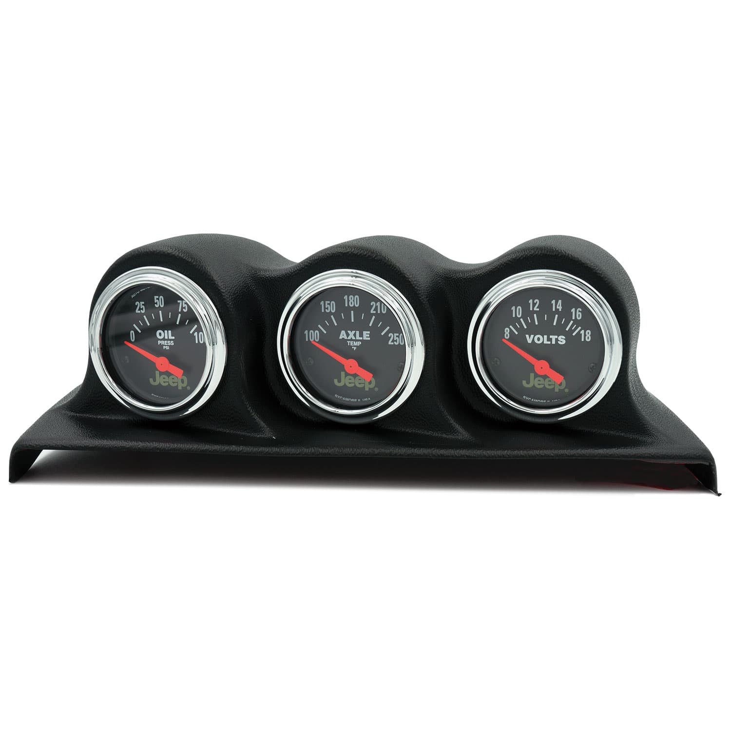 2.0 Dia Triple Gauge Set w/Black Panel product image