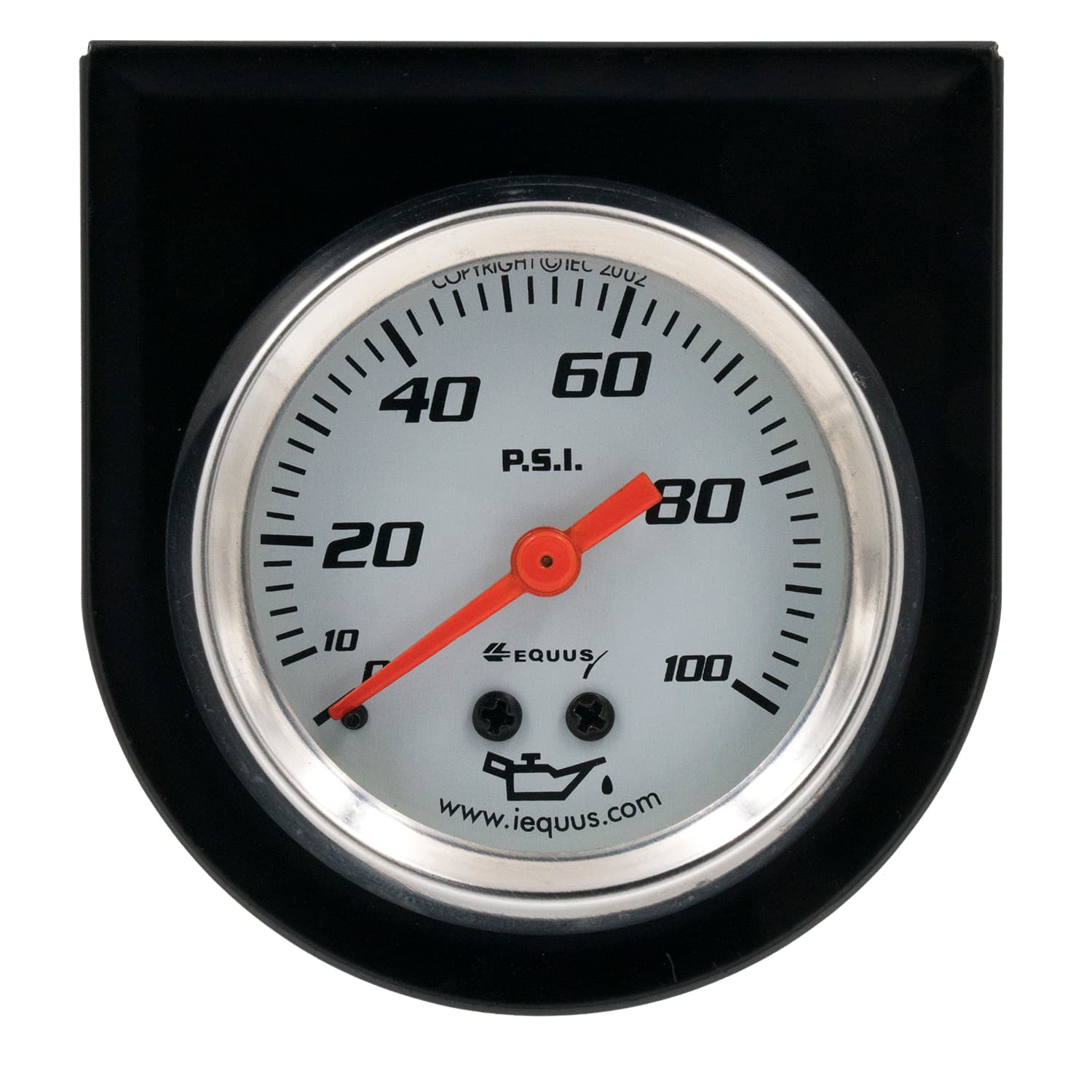 2.0 Dia Oil Pressure Gauge w/Black Panel product image