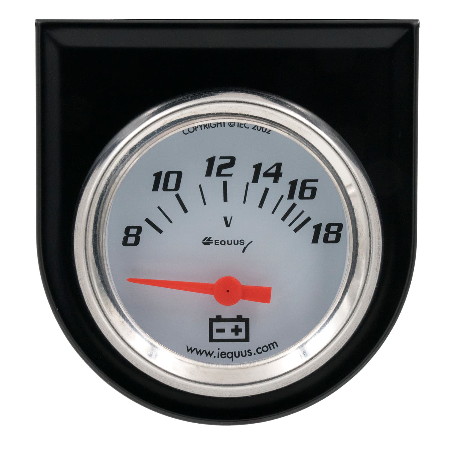 2.0 Dia Voltmeter Gauge w/Black Panel product image