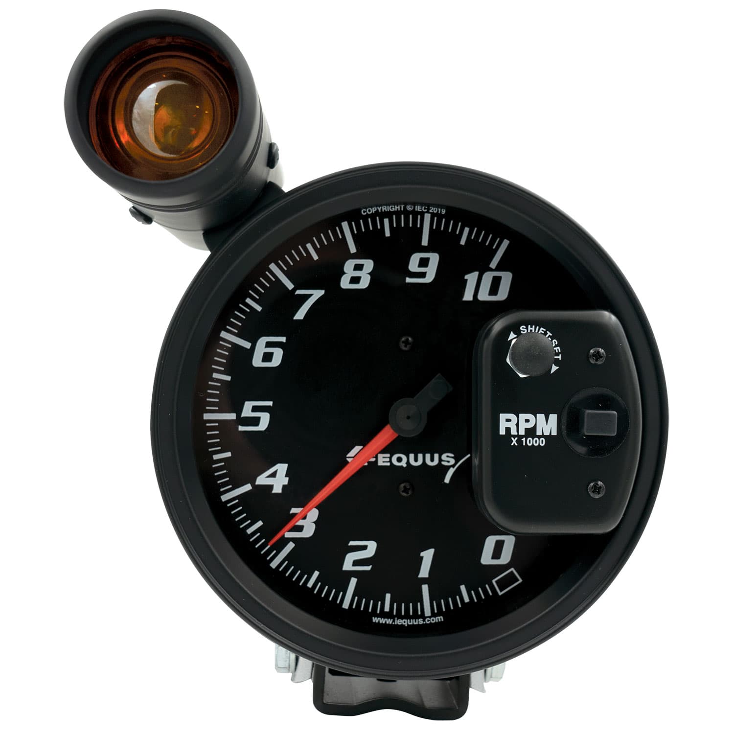 5 in Pedestal Tachometer, 0-10,000 Rpm, Black, Equus product image