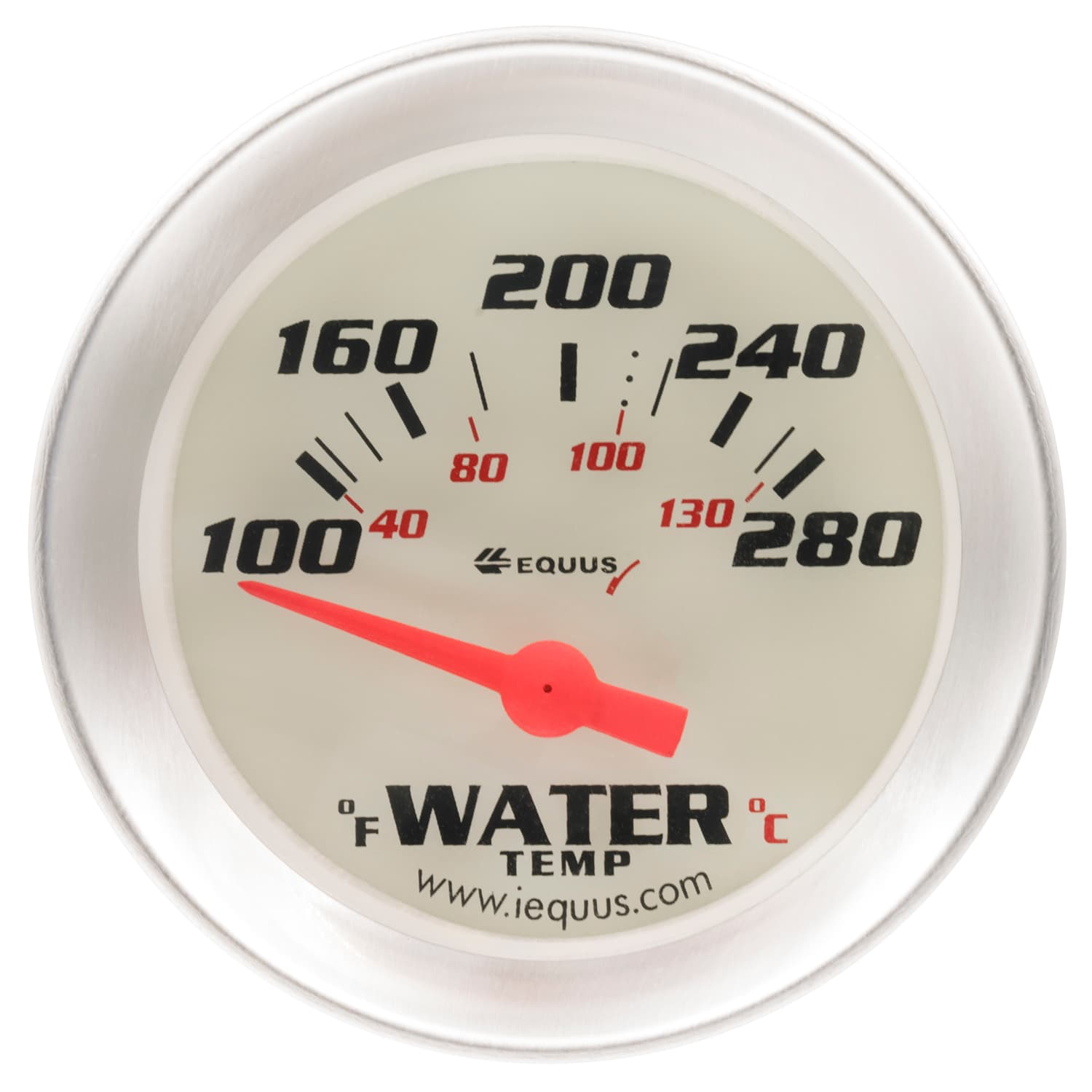 2.0 Dia Water Temp Gauge Silver 100-280 product image