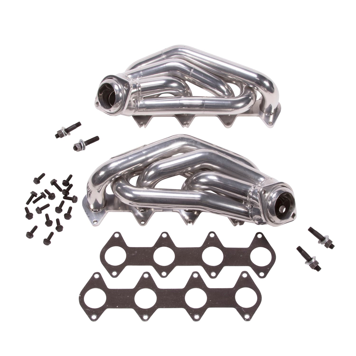 Ford Mustang GT 1-5/8 Shorty Exhaust Headers Polished Silver Ceramic 05-10 product image