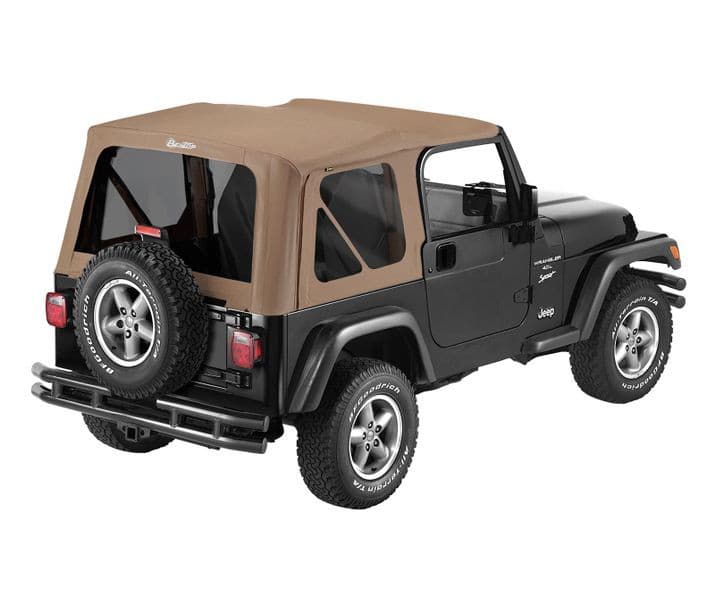 Bestop Spice Supertop NX Supertop NX Complete Replacement Soft Top Jeep 97-06 Wrangler; Except Unlimited; No doors included; Tinted side and rear windows