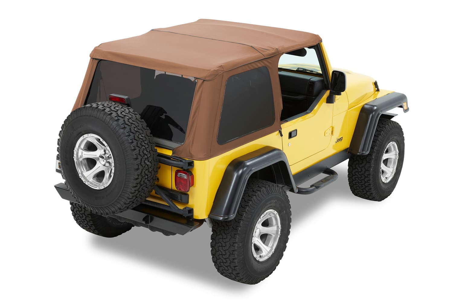 Bestop Spice Trektop NX Trektop NX Complete Replacement Soft Top Jeep 97-06 Wrangler; Except Unlimited; No doors included; Tinted side and rear windows