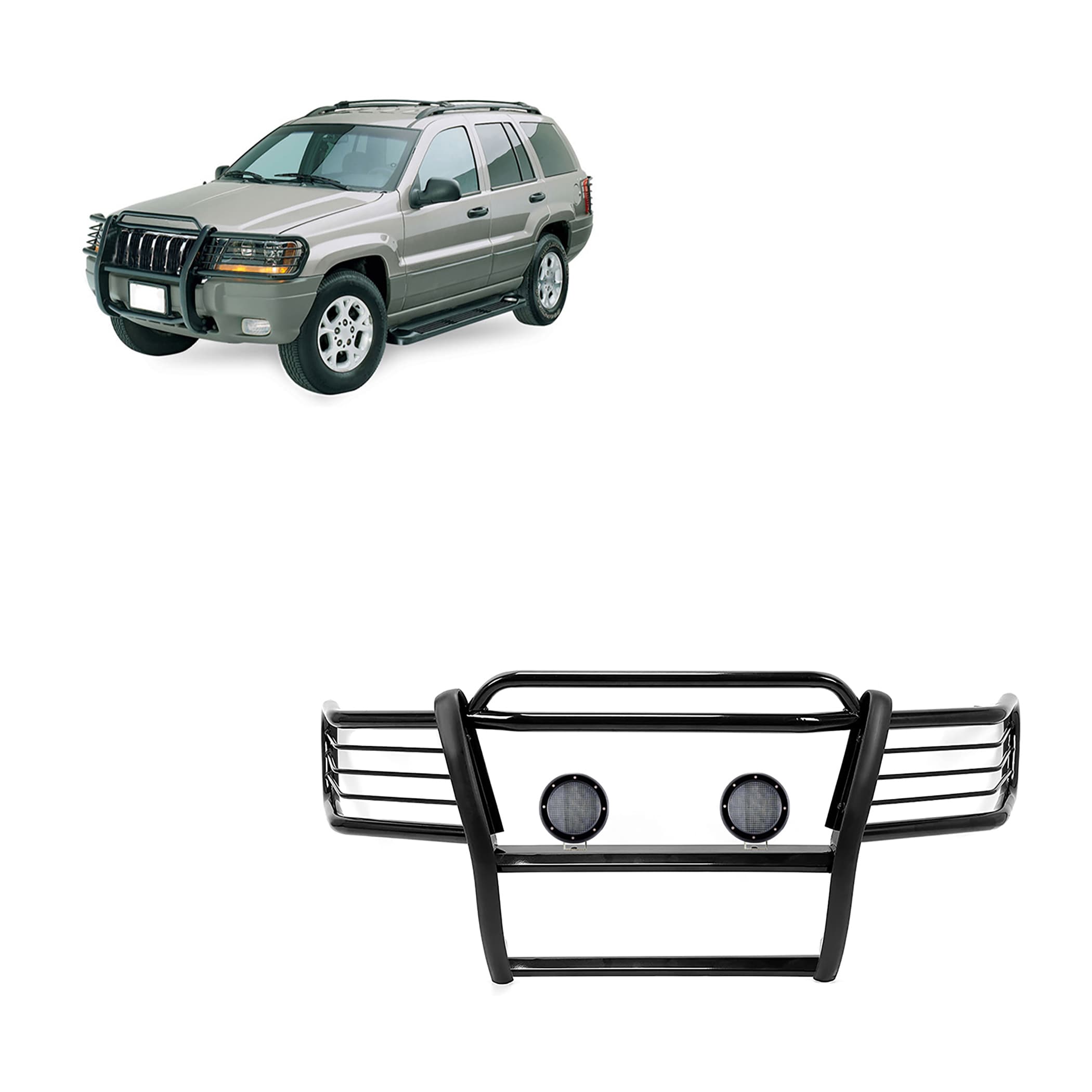 Black Horse Off Road Black Horse Off Road 17EB26MA-PLFB Grille Guard Kit