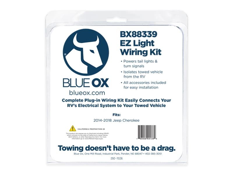 Blue Ox BX88339 EZ Light Wiring Harness Kit