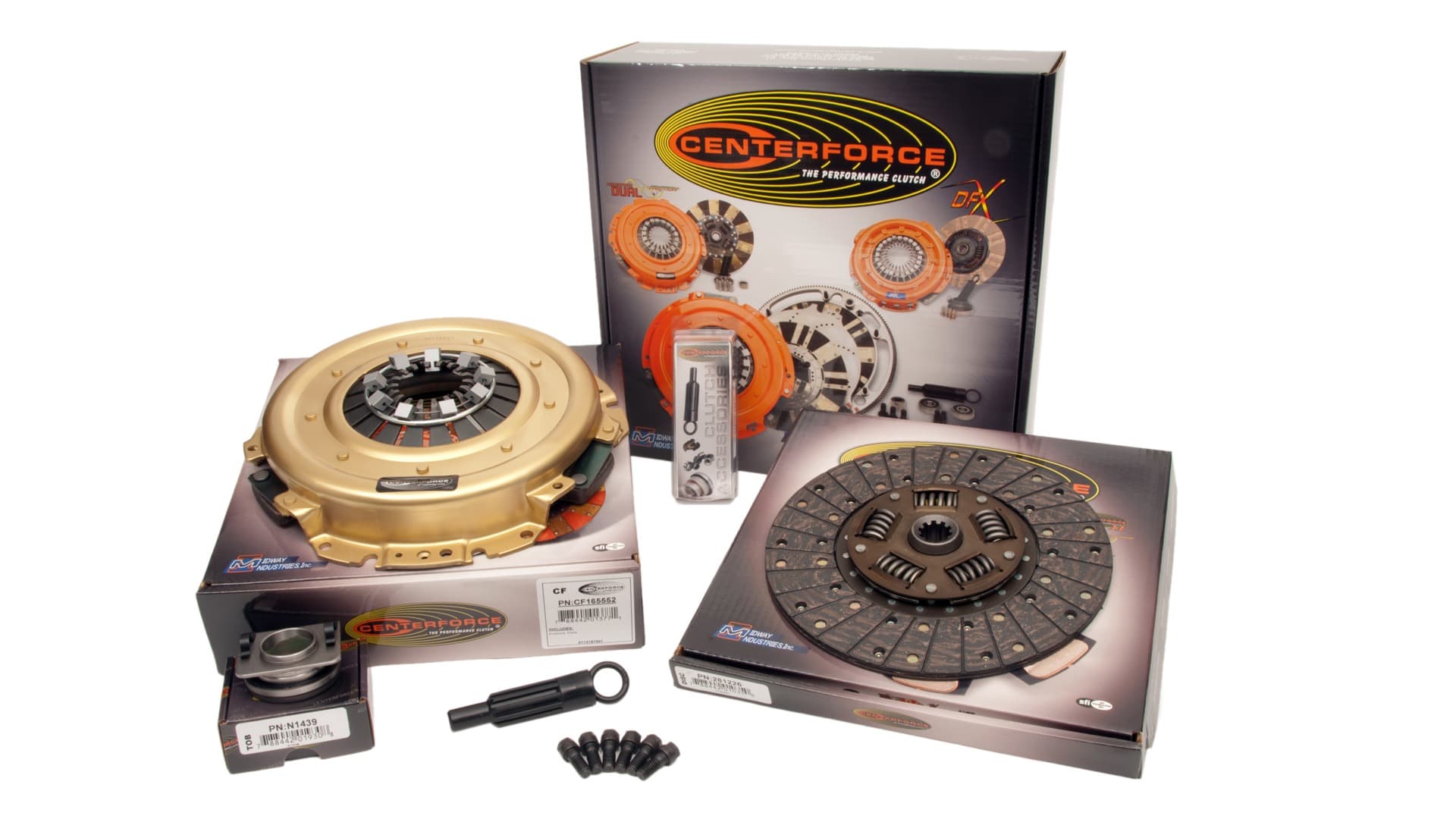 Centerforce Centerforce ? I, Premium Clutch Kit, 522 ft/lbs Capacity, 11in Dia., 10-Spline, Fits Ford Trucks 5.8L