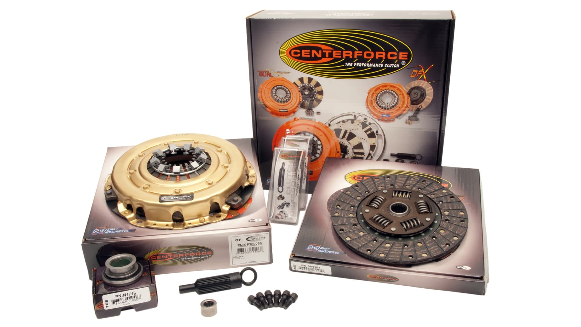 Centerforce Centerforce ? I, Premium Clutch Kit, 400 ft/lbs Capacity, 10.4in Dia., 26-Spline, Fits Chevrolet/Pontiac Camaro and Firebird 5.0L/5.7L