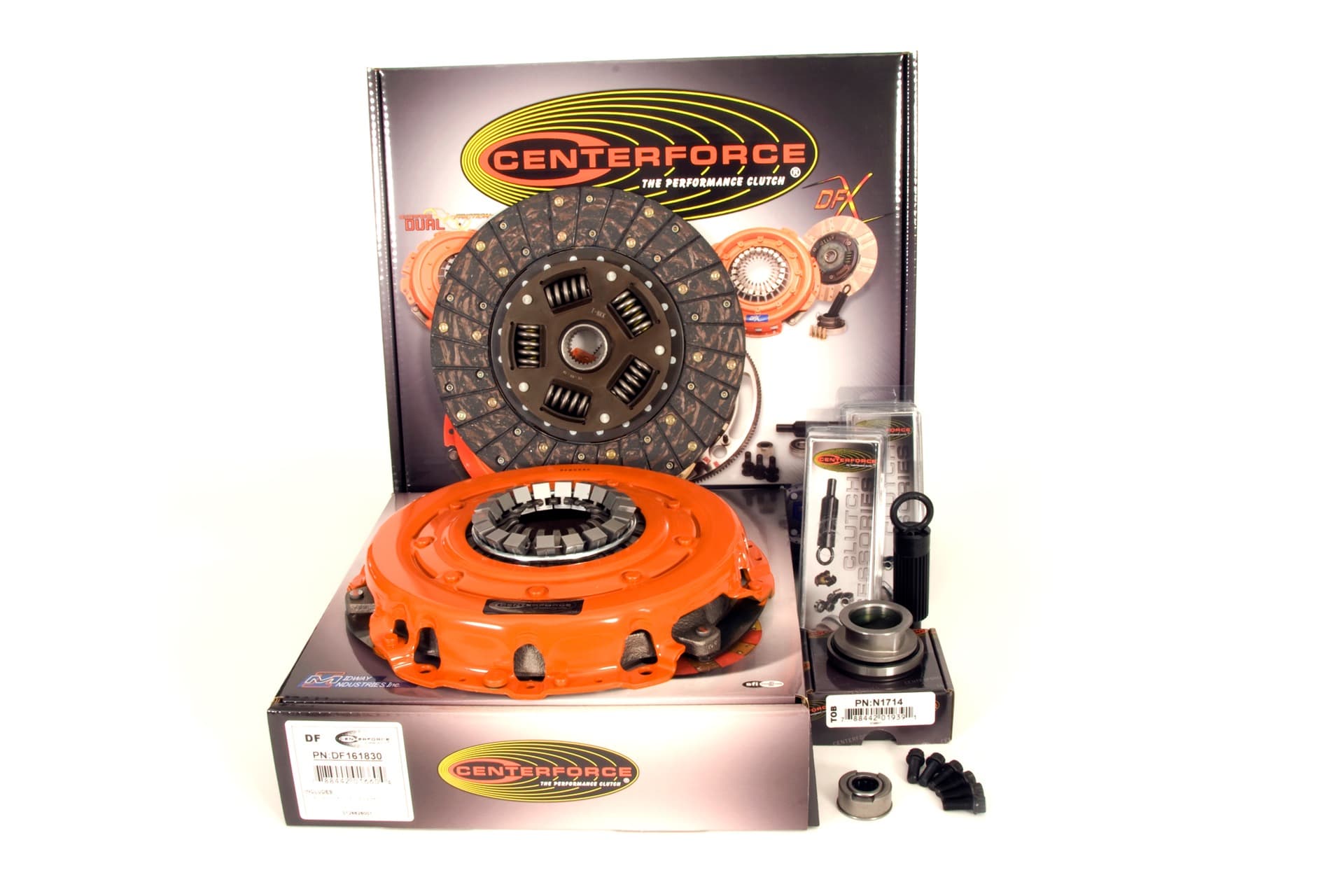 Centerforce Centerforce ? II, Performance Clutch Kit, 515 ft/lbs Capacity, 10.4in Dia., 26-Spline, Fits Ford Fairmont and Mustang 4.6L/5.0L
