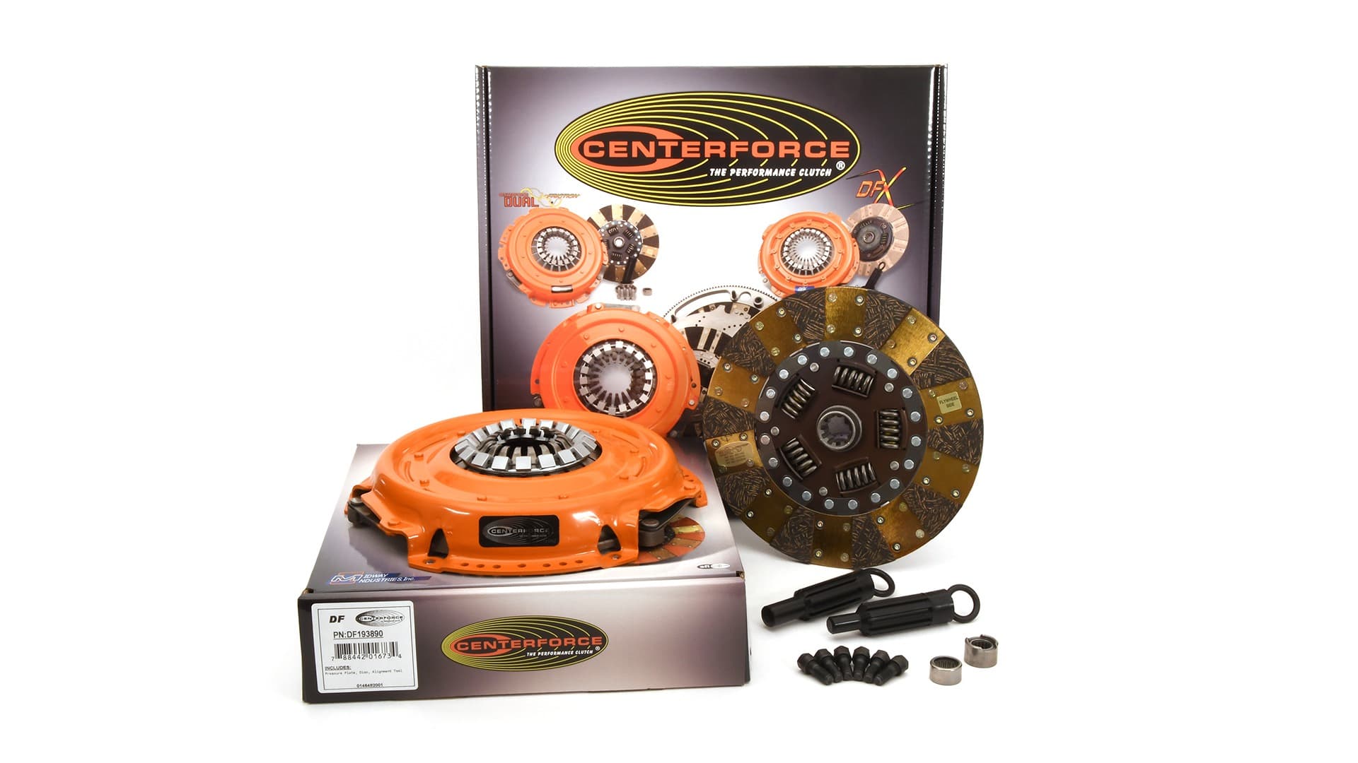 Centerforce Centerforce Dual Friction ?, High Performance Clutch Kit, 521 ft/lbs Capacity, 10.4in Dia., 10-Spline, Fits Jeep Trucks 4.0L/4.2L