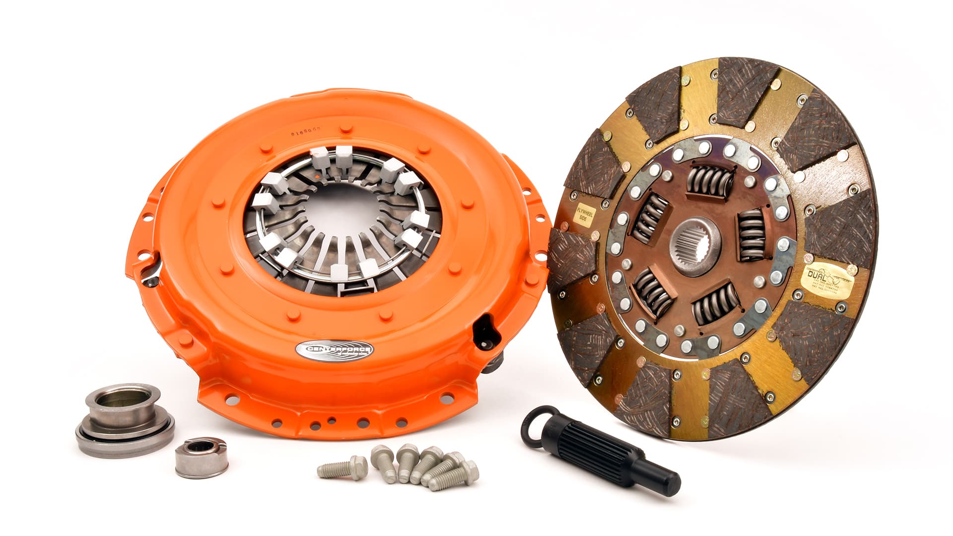 Centerforce Centerforce Dual Friction ?, High Performance Clutch Kit, 687 ft/lbs Capacity, 11in Dia., 26-Spline, Fits Ford Mustang GT 4.6L