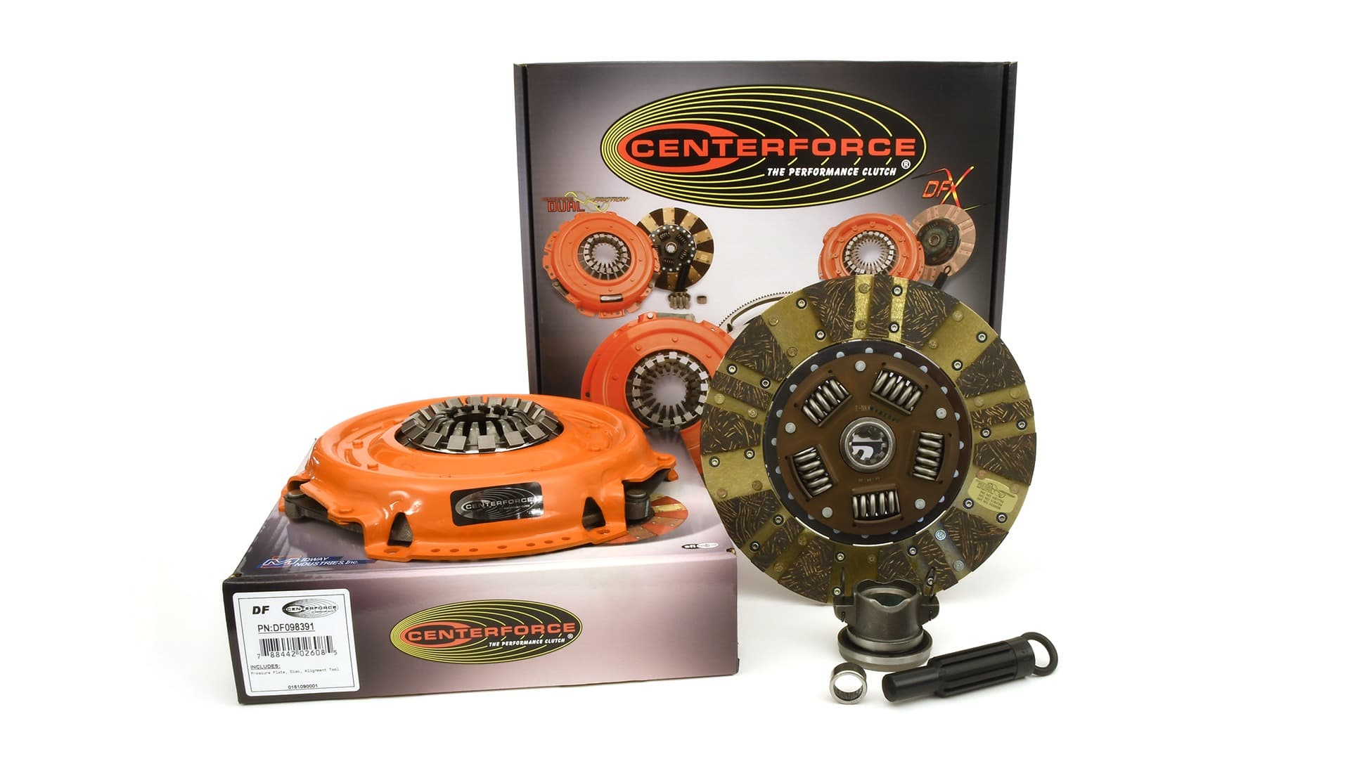 Centerforce Centerforce Dual Friction ?, High Performance Clutch Kit, 563 ft/lbs Capacity, 10.4in Dia., 10-Spline, Fits Jeep Liberty and Wrangler 3.7L/3.8L