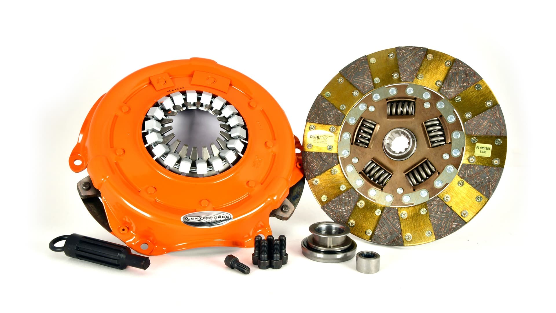 Centerforce Centerforce Dual Friction ?, High Performance Clutch Kit, 590 ft/lbs Capacity, 10.4in Dia., 10-Spline, Fits Buick/Chevrolet/GMC Cars and Trucks 6/8 Cyl