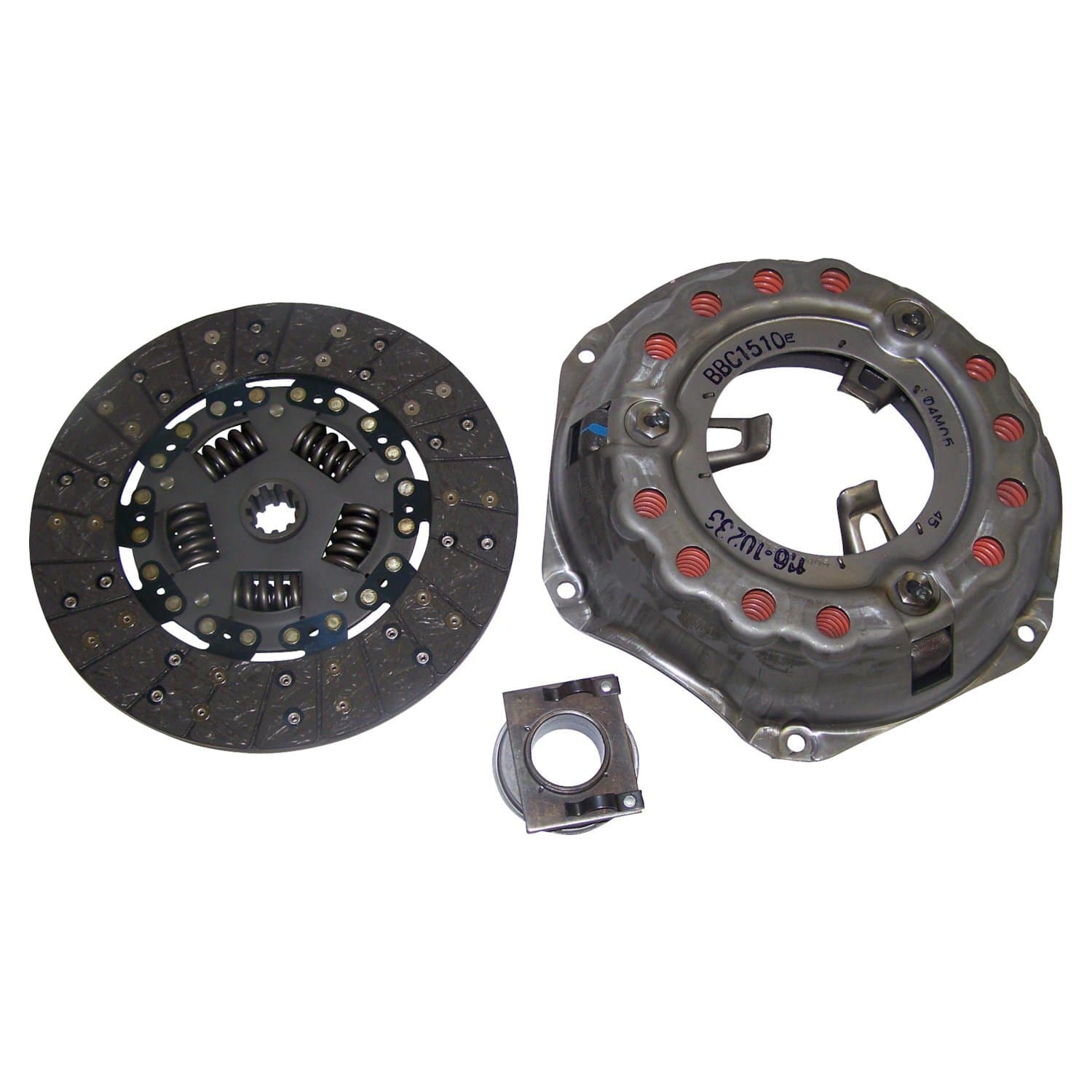 Crown Automotive Jeep Replacement Clutch Kit; 10.5 in. Clutch Disc; 2 Holes In Throwout Bearing;
