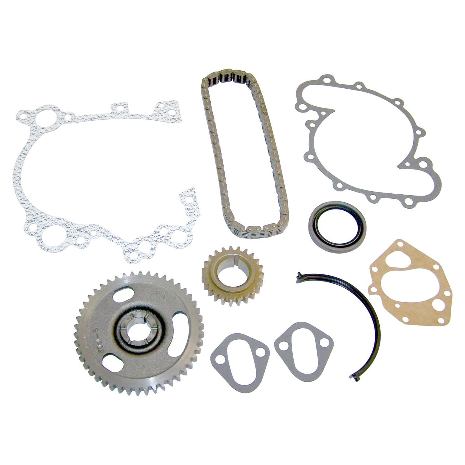 Crown Automotive Jeep Replacement 1979-1981 CJ-5 CJ-7 CJ-8 w/ 5.0L (304CI) Engine;1979-1991 SJ J-Series w/ 5.9L (360 CI) 6.6L (401CI) Engines;w/ 1/2" Wide Sprockets