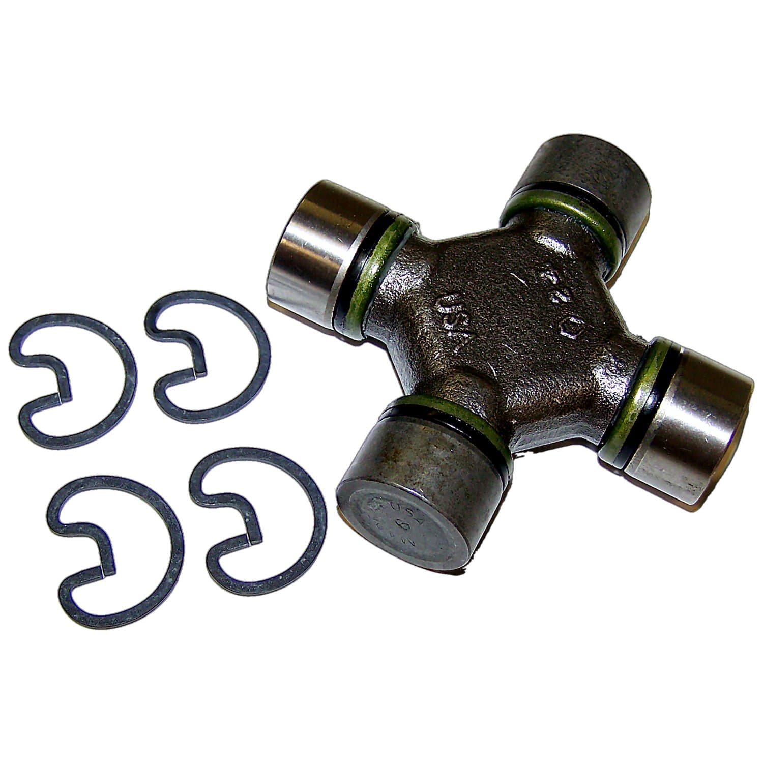 Universal Joint 1994-1995 YJ Wrangler 1997-2001 XJ Cherokee w/ 4WD w/ 2.5L Turbo Diesel Engine w/ Manual Transmission, Rear Drive Shaft, Front Joint;1999-2003 WJ Grand Cherokee w/ 4.7L Engine w/ NP242 Transfer Case (Rear Drive Shaft, Front Joint); 2000 product image