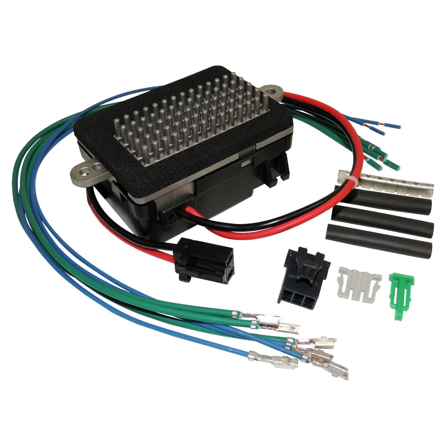Crown Automotive Jeep Replacement 1999-2001 Grand Cherokee WJ WJ (US) model w/ auto temperature control; Kit includes: 5012699AA Blower Motor Resistor and Wiring Harness Repair Kit. 2001-2001 Grand Cherokee WG WG (Europe) model w/ auto temperature control; Kit includes: 5012699AA Blower