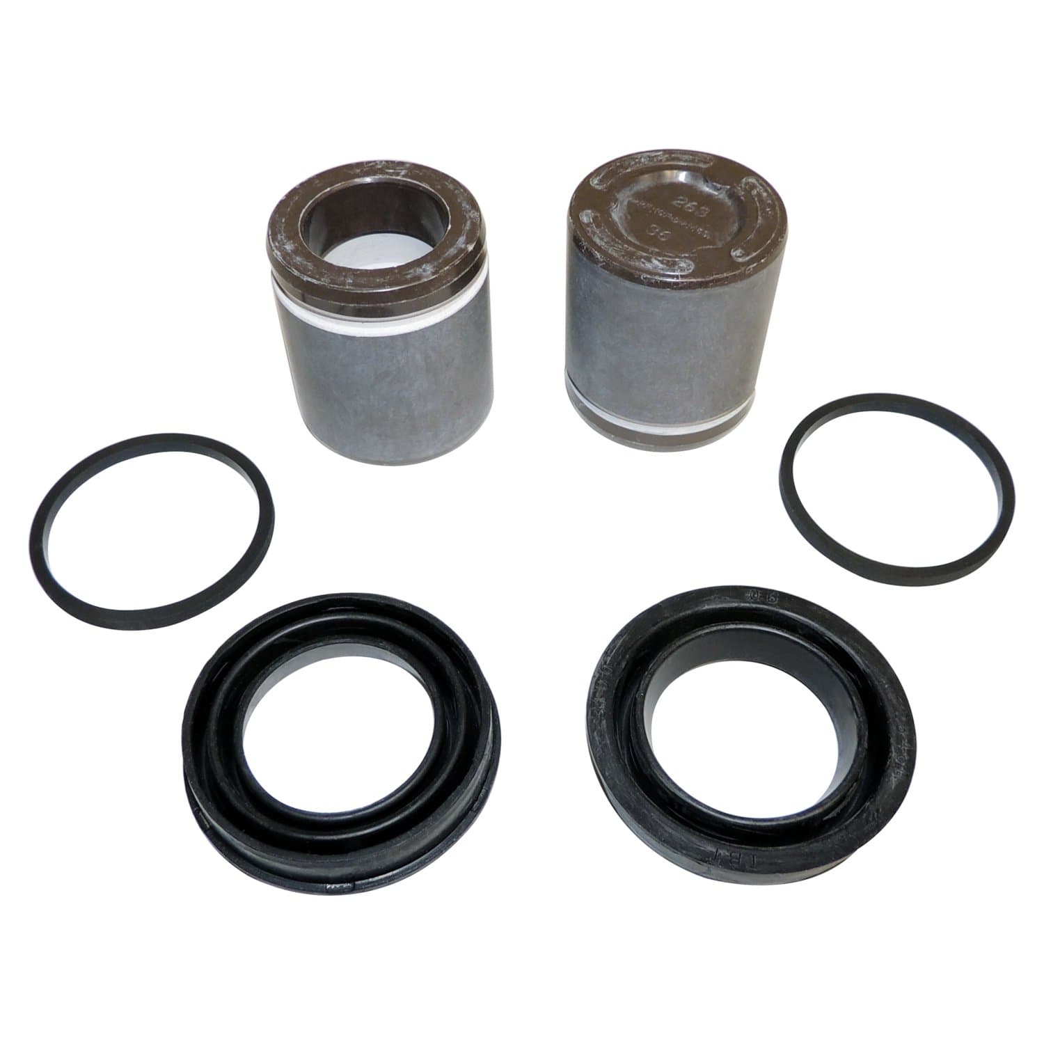 Crown Automotive Jeep Replacement FRONT CALIPER REPAIR KIT FOR 0510 JEEP GRAND CHEROKEES & COMMANDERS; L OR R