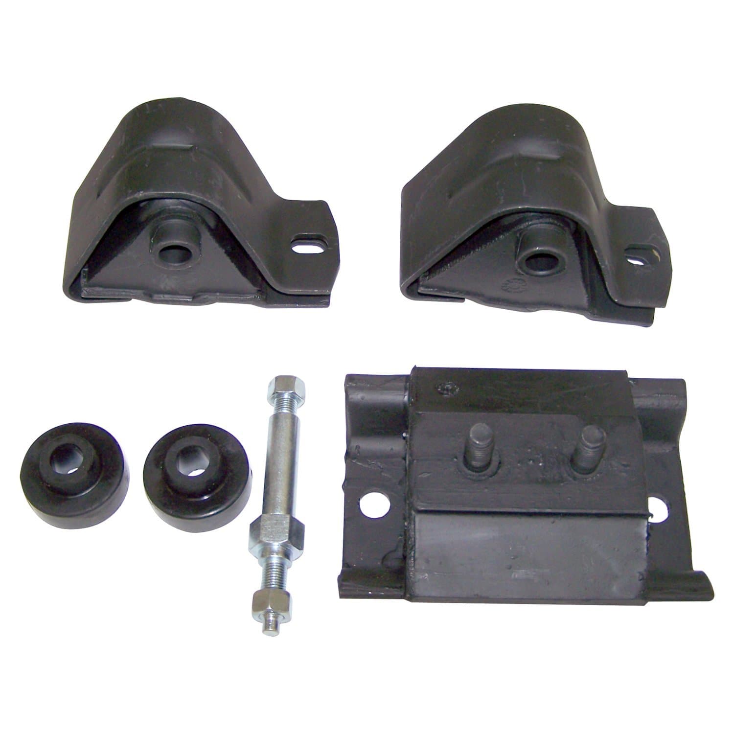 Crown Automotive Jeep Replacement 1987-1990 Wrangler YJ w/ 2.5L engine; Includes: 2 engine mounts 1 transmission mount 2 insulators & 1 stud