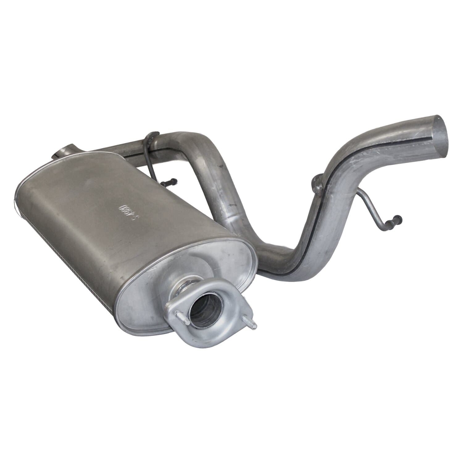 Crown Automotive Jeep Replacement Crown Automotive Jeep Replacement 52019241AF Muffler & Tailpipe for Select 2000-2006 Jeep TJ Wrangler w/ 4.0L or 2.4L Engines