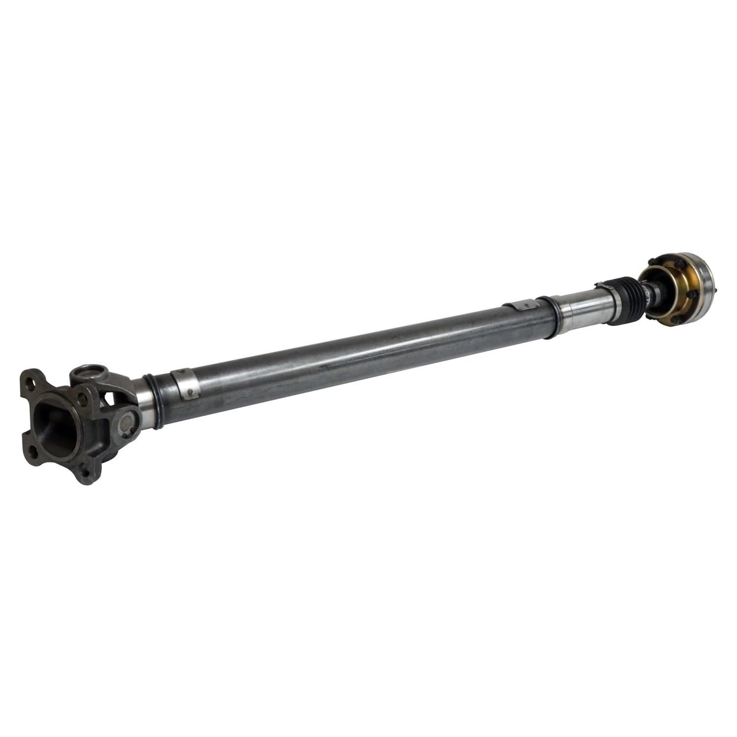 Crown Automotive Jeep Replacement BLACK DRIVE SHAFT W/ 4.7L, 5.7L ENGINES;FRONT DRIVE SHAFT;COLLAPSED LENGTH: 34";EXTENDED LENGTH: 36.5"