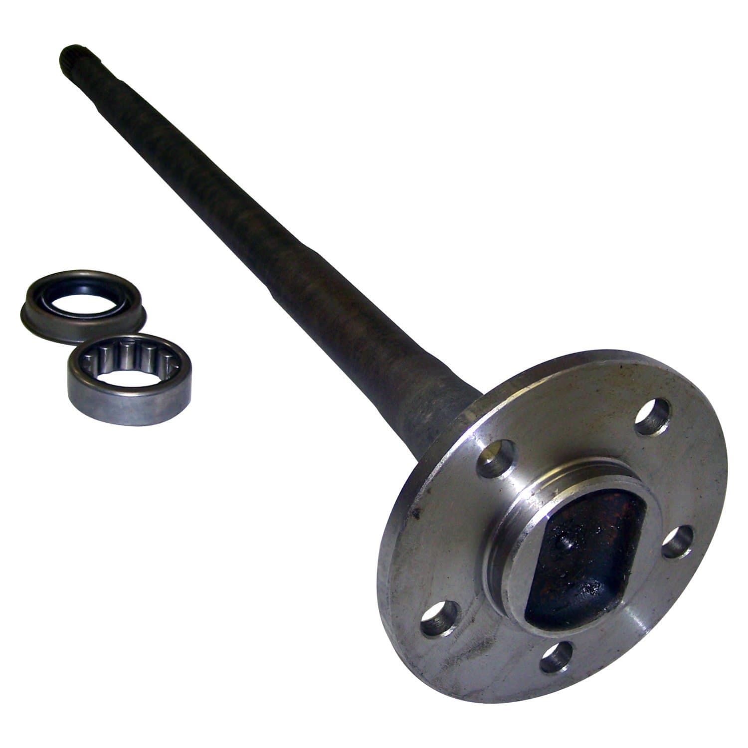 Crown Automotive Jeep Replacement 1991-1995 Cherokee XJ w/ Chrysler 8-1/4in Rear Axle; Left or Right side (29-3/4? long 27 spline); Includes Axle shaft bearing and seal 1991-1992 Comanche MJ w/ Chrysler 8-1/4in Rear Axle; Left or Right side (29-3/4? long 27 spline); Includes Axle sh