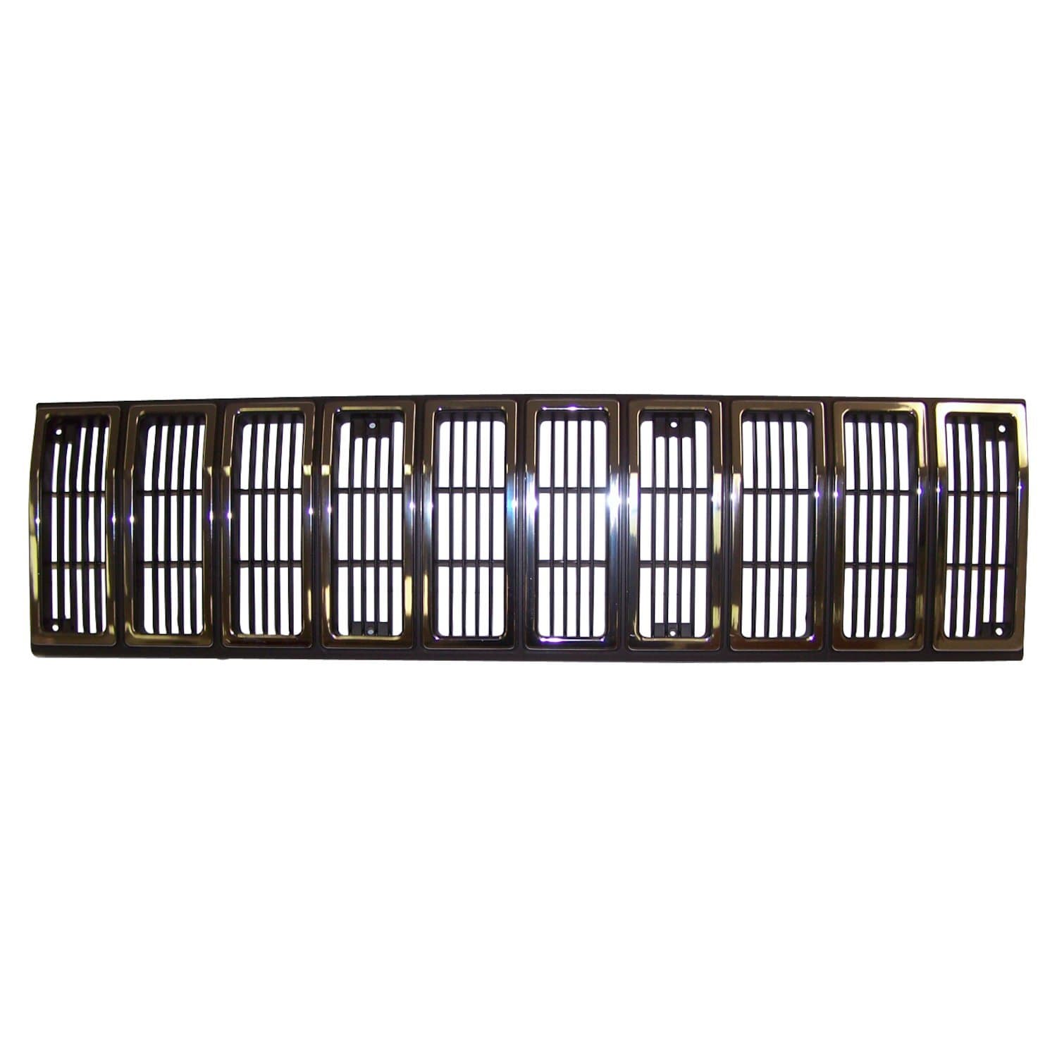Crown Automotive Jeep Replacement CHEROKEE RADIATOR GRILLE CHROME/BLACK