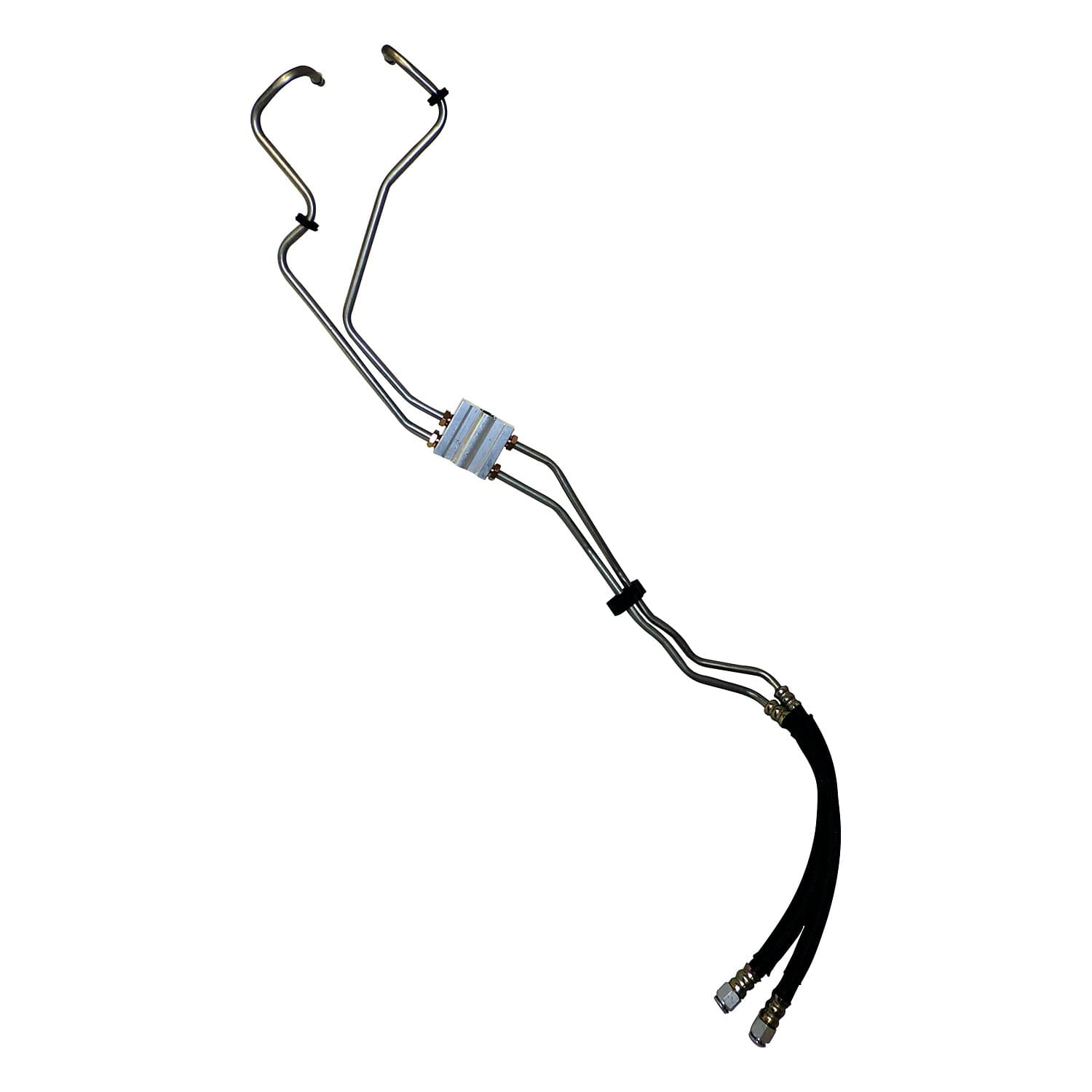 Transmission Cooler Hose Set Jeep Dodge 2008-2012 KK Liberty 2007-2011 KA Nitro w 42RLE Transmission Transmission Cooler Supply and Return Hose Set Connects to the Transmission at one end and to the Line Set near the Radiator at the other end Includ product image