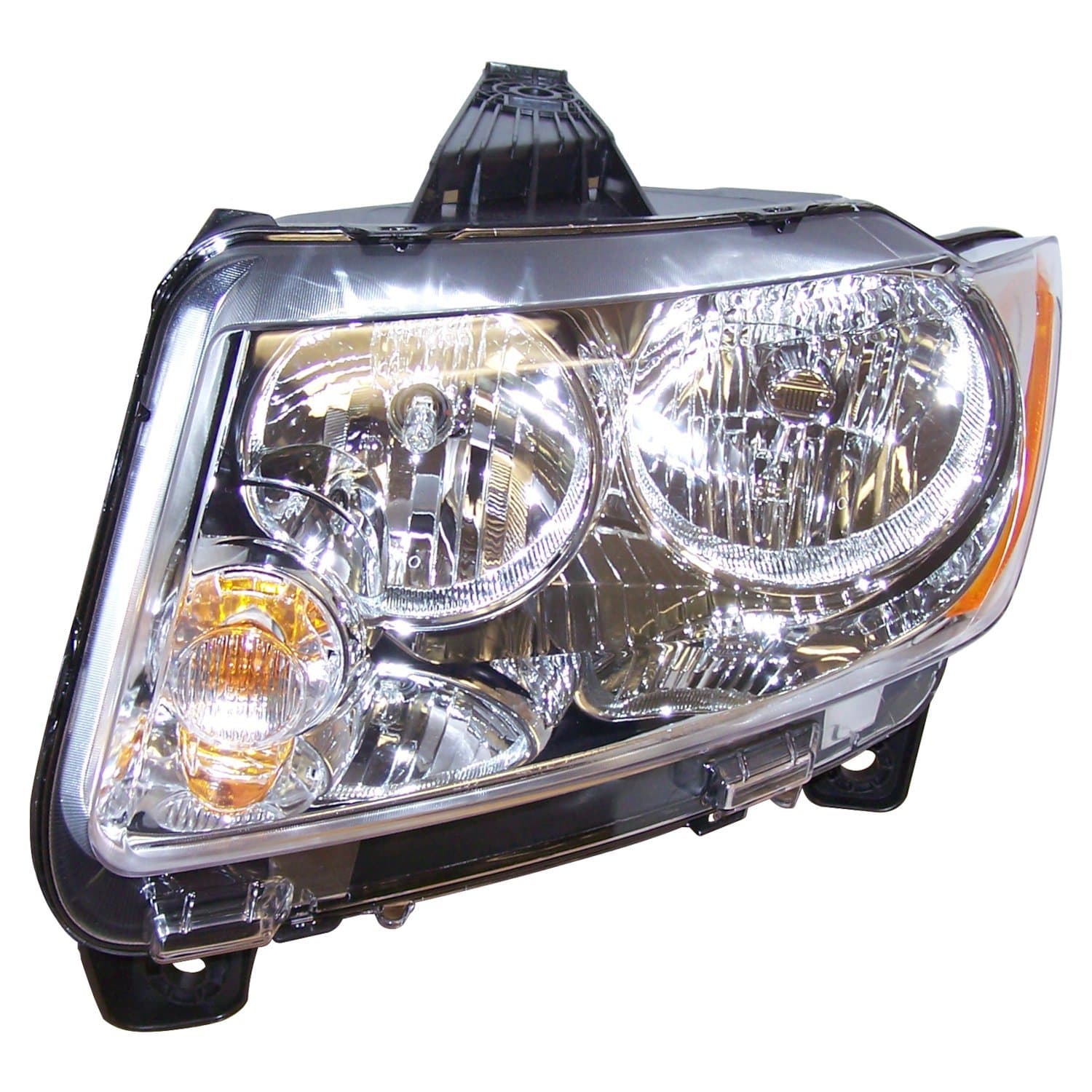 Crown Automotive Jeep Replacement Head Light Assembly; Left; w/HID Lamps; Incl. Bulbs;