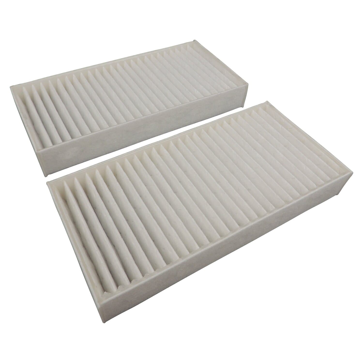 Crown Automotive Jeep Replacement Cabin Air Filter Kit; Includes 2 Cabin Air Filters; Paper; White;