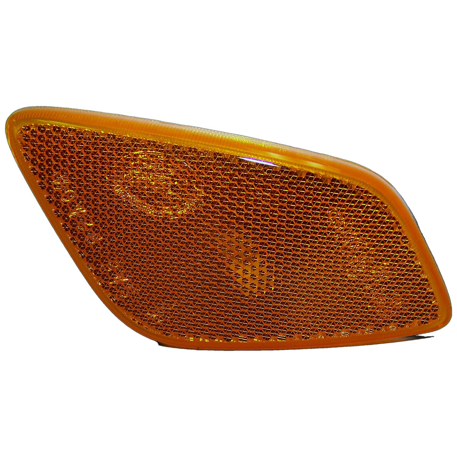 Crown Automotive Jeep Replacement 55155629AB Left Side Marker Lamp, Amber w/ Clear Bulb for 1997-2006 Jeep TJ Wrangler product image