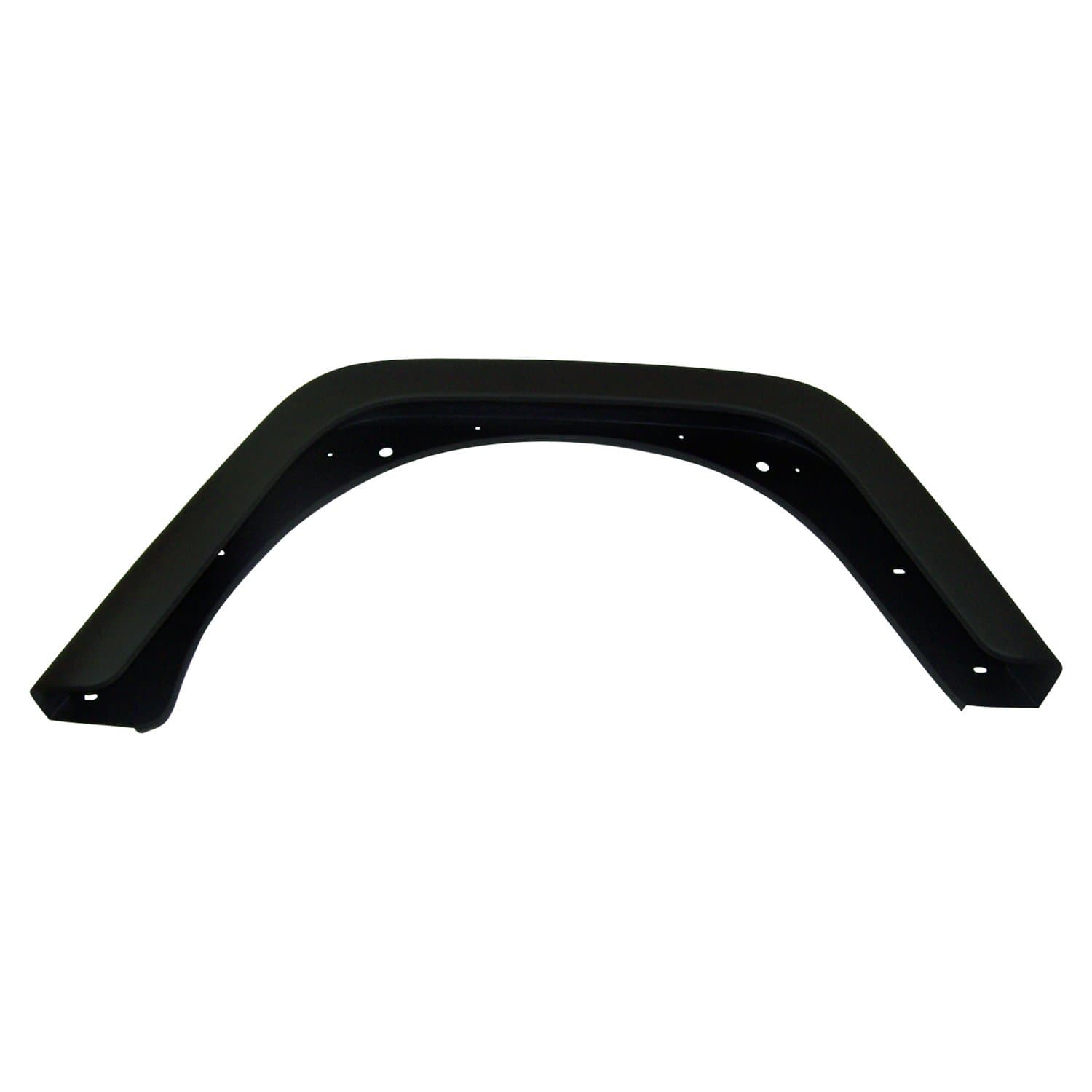Crown Automotive Jeep Replacement Fender Flare; Rear Left; Wide; Flat Black;