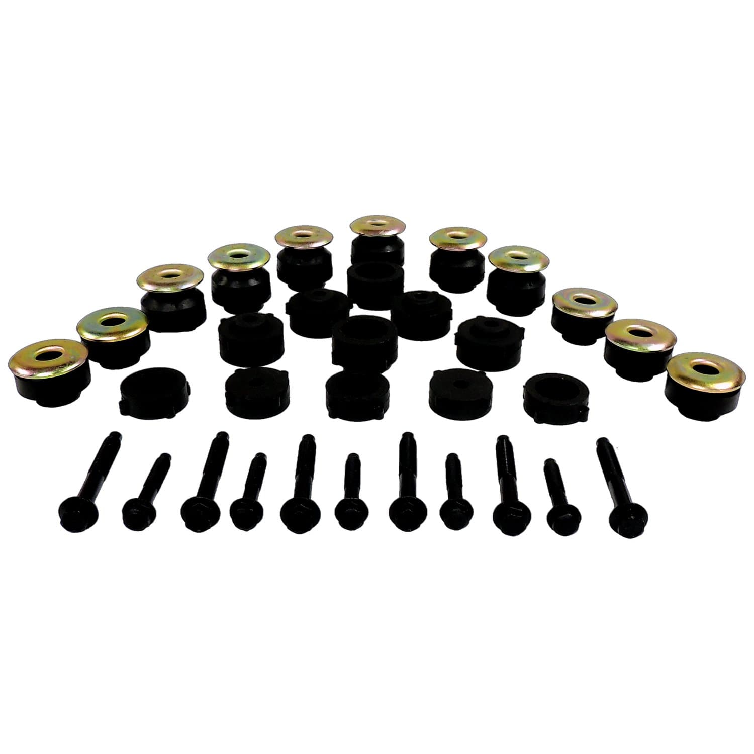 Body Mount Master Kit; Incl. Bushings/Retainers/Washer/Bushing Bolts; product image