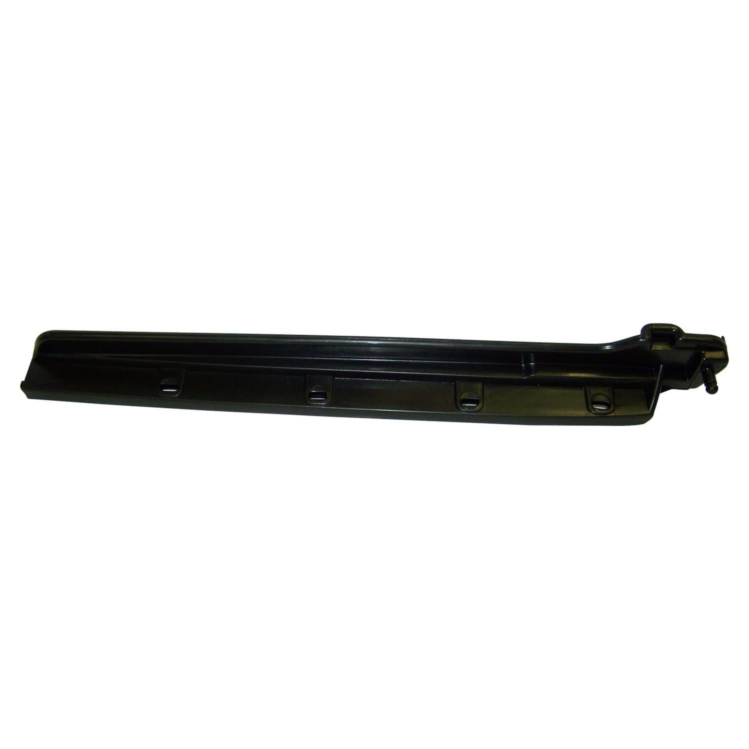 Crown Automotive Jeep Replacement Molded Strip Door Seal; Right; For Use w/Half Doors And Soft Top; Attaches To Windshield Frame;