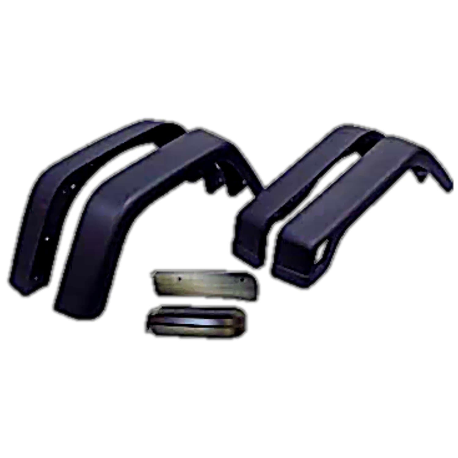 Fender Flare Kit; 6 Piece; 7 in. Wide; Flat Black; product image